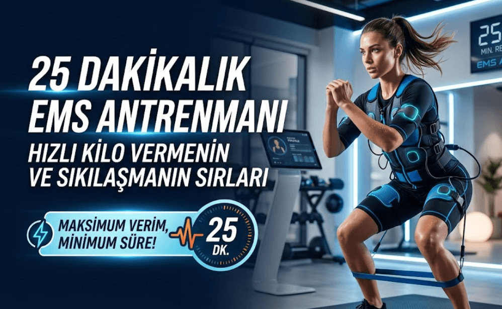25 Dakikalık EMS Antrenmanı ile Hızlı Kilo Vermenin ve Sıkılaşmanın Sırları