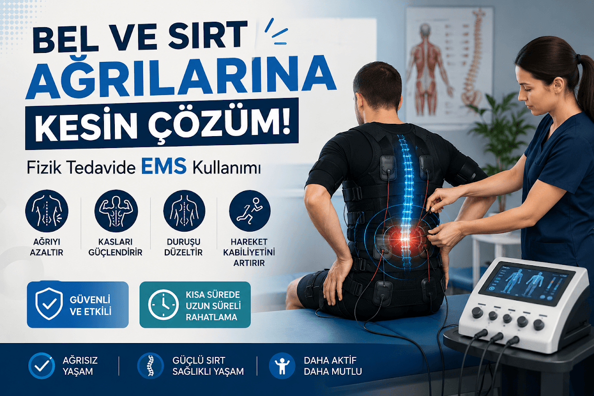 Bel ve Sırt Ağrılarına Kesin Çözüm: Fizik Tedavide EMS Kullanımı