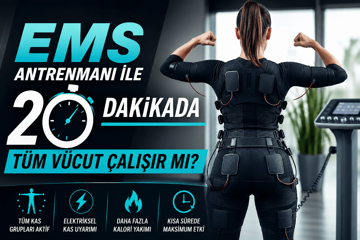 EMS Antrenmanı ile 20 Dakikada Tüm Vücut Çalışır mı?